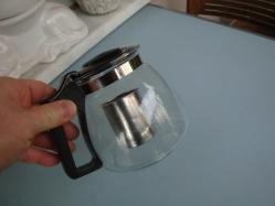 CAM DEMLİK -  PASLANMAZ ÇELİK SÜZGEÇLİ - 2. EL  ÇOK TEMİZ DURUMDA