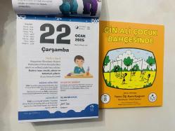 22 Ocak 2025 hediyelik orijinal Fazilet Çocuk takvim yaprağı (Cin Ali kitabı hediyeli:)