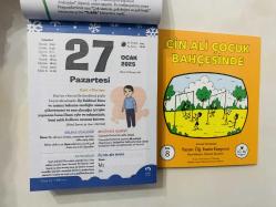 27 Ocak 2025 hediyelik orijinal Fazilet Çocuk takvim yaprağı (Cin Ali kitabı hediyeli:)