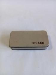 Singer dikiş makinesi kutusu metal
