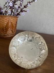 Vintage Dalgıç Gümüş Kaplama Şekerlik