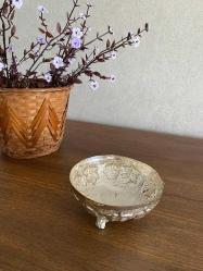 Vintage Dalgıç Gümüş Kaplama Şekerlik