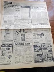 Hürriyet Gazetesi - 18 Haziran 1960 - Maliye Vekili Ekrem Alican Milyarlık Borçları Açıkladı - Hazine İmkanlarını Tüketen Sabıklar Sadece 16 Ton Serbest Altın Bırakmış - Yüksek Adalet Divanı Çalışmalarını Tanzim Eden Kanun Hazırladı - 12 Üniversitelinin Aramaya Rağmen İzleri Bulunamadı - Devlet Demiryolları'nda 675 Bin Liralık Bir Suistimal Meydana Çıkarıldı - Dün Eyüp'te Yapılan Büyük Hürriyet Mitingi - İstanbul Valisi Refik Tulga Estergon Fatihi Mehmet Paşa'nın Kabrini Ziyaret Etti - Türkiye Musevi Cemaati Reisi Hahambaşı Rafael Saban Dini Sembol Kolyesini Hazineye Hediye Etti - Suriye'de Türk Parası Yükseldi - İsimsiz Kadın Aşk Ve His Romanı Yazan Theresa Drake Yazı Dizisi - İstanbul Radyosu Müdürü Kurmay Binbaşı Kenan Ersoy Dün İmam Hatip Okulu Öğrencileriyle Konuştu - Dedektif Nik'in Maceraları Çizgi Roman -  Adnan Pekak Çakıl Gazinosunda - Mukaddes Sır Aşk Ve Macera Romanı Çizen Faruk Geç -  Gina Lolobrigida Yüzünden Toronto Harp Meydanına Döndü - Gürsel Kupası