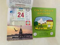 24 Aralık 2025 hediyelik orijinal Ülkü takvim yaprağı (Cin Ali kitabı hediyeli:)