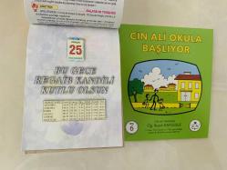 25 Aralık 2025 hediyelik orijinal Ülkü takvim yaprağı (Cin Ali kitabı hediyeli:)