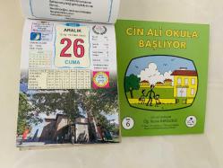 26 Aralık 2025 hediyelik orijinal Ülkü takvim yaprağı (Cin Ali kitabı hediyeli:)