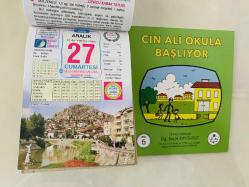 27 Aralık 2025 hediyelik orijinal Ülkü takvim yaprağı (Cin Ali kitabı hediyeli:)
