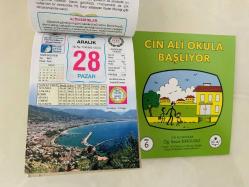 28 Aralık 2025 hediyelik orijinal Ülkü takvim yaprağı (Cin Ali kitabı hediyeli:)