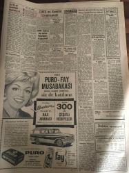 YENİ SABAH GAZETESİ 2 MAYIS 1962 YIL :24 SAYI :8311---AP ile CHP yaraları sarmak için komisyon kurdular --Mucize :67 metrelik kuyuya düşen çocuğa bir şey olmadı --CHP lileri AP nin ilerdeki hareketleri korkutuyor ---Vicdan azabı çeken kaatil kendini astı ---Bir meyhaneye benzin dolu yanar şişeler atıldı --Gericilikten böyle  kurtulmaz : Siyavuşgil --Kimsesiz Çocukları Kötü Yola Sevkediyorlarmış ---Radyo Programları ---Dış Olaylar : Suriye de toprak reformu -Cezayir de katliam yine devam ediyor ---Peron Rusya ya davet edildi --Koskoca bir klinik açan sahte doktor ---CENTO tek komutan için anlaşamadı --Genç Milli Takım dün  A milliler bugün dönüyor --Coşkun Özarı Lig Şampiyonu bu pazar akşamı belli olacaktır dedi ---Bartu Ailesi Ev Arıyor --Fenerbahçe İzmir den endişeli --Real Madrid -Benfica --Stock City yarın geliyor ---Kiraz ,Seneye İngiltere de Şampiyon Olabiliriz Dedi ---Bazı 14 lerin iştirakı ile yeni bir parti kuruluyor --Bir mayın tarlasını seller sürükledi --