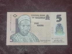 Nijerya 5 naira polimer