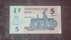 Nijerya 5 naira polimer