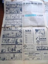 Milliyet Gazetesi - 23 Kasım 1960 - Yassıada'da ilk Tahliye Kararı - Bebek Davası Sanıklarından Doktor Fahri Atabey 17.45 de  Serbest Bırakıldı - Adnan Menderes Hakkında Bu Dava İle İlgili Tevkif Kararı Kalktı - Gemi Davası Duruşması 45 Dakika Sürdü - 6 7 Eylül Duruşmalarında 11 Sabık Bakan Tanıklık Yaptı - Değirmen Davasında Arsa İle İlgili Rapor Sanığı Kızdırdı - Uşak Olaylarının Tahkikatı Başladı - Sabık Milli Birlik Komitesi Üyesi Rifat Baykal Da Dün Gitti - Çetin Altan Köşe Yazısı - Bugünkü Burç Falınız - Kongo İle Birleşmiş Milletler Kuvvetleri Arasında Çarpışma Oldu - Abdülcanbaz'ın Maceraları Çizen Turhan Selçuk - Yakut Gözlü Kedi Yazan Ümit Deniz Yazı Dizisi - Cici Can Çizen Bedri - Sahne Aşkları Çizen Leonard Starr - Maruf Bey Çizen Martin - Johnny Hazard Çizen Frank Robbins - Galatasaray Olimpiyakos Karşısında Daha Şanslı - Toto'da 12 Bilen 56 Bin Lira Alıyor