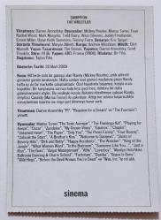 Şampiyon * The wrestler * Mickey Rourke & Marisa Tomei ~ [ SİNEMA KARTI ]