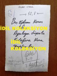 NEJAT UYGUR ve EŞİ NECLA UYGUR TARAFINDAN ISLAK İMZALI ORİJİNAL 3'LÜ AİLE FOTOĞRAFI SETİ - 17 x 11 cm EBADINDA 3 ADET FOTOĞRAF - SİYAH & BEYAZ - NEJAT UYGUR'UN FOTOĞRAFLARIN ARKALARINA BİZZAT EL YAZISI İLE NOT YAZIP İMZALADIĞI 3 ADET AİLE FOTOĞRAFI - NEJAT UYGUR, NECLA UYGUR, SÜHEYL UYGUR, BEHZAT UYGUR, AHMET UYGUR, SÜHA UYGUR ve KEMAL UYGUR - SAHNEDE ÇELENKİN ÖNÜNE ''BABAMIZA'' NOTU İLE İTHAF YAPTIKLARI ve TOPLUCA AİLE FOTOĞRAFI ÇEKTİRDİKLERİ UNUTUMLAZ ANLARDAN 3 ÖZEL KARE - HER FOTOĞRAFIN ARKASINDA NEJAT UYGUR'UN EL YAZISI İLE YAZILI NOTU VE İMZASI VE DE AİLE FOTOĞRAFININ ARKASINDA EŞİ NECLA UYGUR'LA BİRLİKTE MÜŞTEREK İMZA BULUNMAKTADIR - ''BEN, OĞLUM, KARIM ve AİLEM AYRILIYOR DİYENLER KULAĞINA KINA YAPSINLAR''