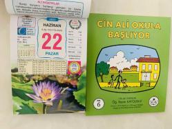 22 Haziran 2025 hediyelik orijinal Ülkü takvim yaprağı (Cin Ali kitabı hediyeli:)