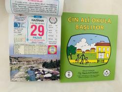 29 Haziran 2025 hediyelik orijinal Ülkü takvim yaprağı (Cin Ali kitabı hediyeli:)