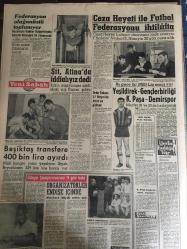YENİ SABAH GAZETESİ 19 MAYIS 1962 YIL :25 SAYI :8325--AP Hükümeti Desteklemek Kararında --19 Mayıs bugün yurtta kutlanıyor --Kurutluoğlu : Adi suçlar için af yok ---Başbakan  dün de askeri temaslarına devam etti ---Eksperler toplantısı başladı --192 Müslüman Hristiyan Oldu --Yardıma koşarken kuyuya düşüp öldü ---85 Bekar kızla seyahat eden bir erkek 1 ay kadın yüzünü görmek istemiyor --Suriyeliler 400 Türkü henüz iade etmediler --Bugünkü şartlar devam ederse CHP Koalisyonundan çekilecek ---Sekiz imzalı muhtıra :Siyavuşgil ---Sinemalar :Atlas :Kanlı Kervan ,Emek :Şen Denizciler ,Lale :Dost Kalesi ---Cannes in sekiz kraliçesi ---Dış Olaylar : Kennedy ,suistimal olayını basına açıkladı --En az çalışan Fransızlar ,en fazla çalışan Türkler --Sinema: Kanlı Soyguncular ---Federasyon olağanüstü toplanıyor ---Ceza Heyeti ile Futbol Federasyonu İhtilafta --Şit ,Atina da iddialıyız dedi --Yeşildirek -Gençlerbirliği K.Paşa -Demirspor ---Beşiktaş transfere 400 bin lira ayırdı ---