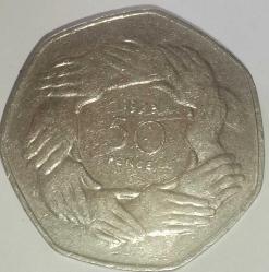 İNGİLTERE 1973  50 PENCE   HATIRA  Avrupa Ekonomik Topluluğuna Giriş
