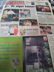 SABAH MELODİ GAZETESİ VE SABAH TELERAMA GAZETESİ KADINLARA ÖZEL - 27 Temmuz 1996 -Karikatürler-Walt Disney/Boncuk-Mort Walker-Dick Browne/Bizim Aile-Tom Armstrong/Marvin-Graham Allen-John Dodd/Kral Kedi-Süleyman Turan/Dön Artık-Astroloji-Bülent Kısa-Klinik-Meltem Pusat-Telerama Programı-Sabah Filmleri-Öğlen Filmleri-Akşam Filmleri-Erdoğan Sevgin-zengin-aktüel dergisi-sezen aksu-cumartesi türküsü-nihal mete-zengin-reis-Jale yılmabaşar-açık hava tiyatrosu-magazin gazetecileri derneği-mevlit kandili-olimpiyatlar-ege-zerrin özer-korcan karar-cansel öz zengin-şok-pavyon sefası-cemilay-bora öztoprak-türk sineması-mutlu günler-kül yutmaz-haftanın yıldızı-saklambaç-gece haber-müslüm gürses-serpil çakmaklı-yılmaz köksal-engin çağlar-hulki sane-emel sayın-müjdat gezen-ilyas salman-ayşegül atik-türk sineması-çizgi film-masal-şakamatik-yaz rüzgarı-mustafa keser-çılgın domatesler-kapanış