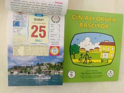 25 Şubat 2025 hediyelik orijinal Ülkü takvim yaprağı (Cin Ali kitabı hediyeli:)