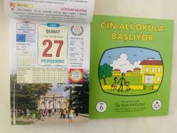 27 Şubat 2025 hediyelik orijinal Ülkü takvim yaprağı (Cin Ali kitabı hediyeli:)