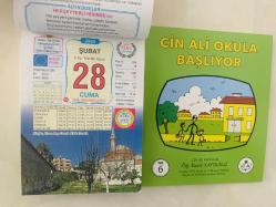 28 Şubat 2025 hediyelik orijinal Ülkü takvim yaprağı (Cin Ali kitabı hediyeli:)