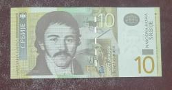 Sırbistan 10 dinar kağıt para