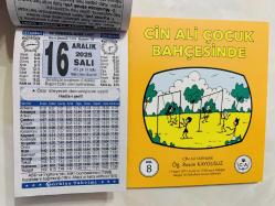 Efemera - 16 Aralık 2025 hediyelik orijinal Türkiye takvim yaprağı (Cin Ali kitabı hediyeli:) - kitantik - kitaLog