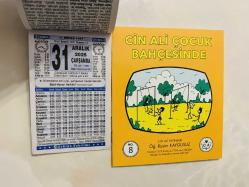 31 Aralık 2025 hediyelik orijinal Türkiye takvim yaprağı (Cin Ali kitabı hediyeli:)