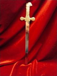 ZARF AÇACAĞI BİZANS  KILICI FORMUNDA İŞLEMELİ  ÇOK ENDER VE KİBAR BİR ÜRÜN