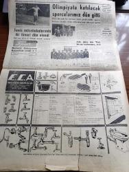 Cumhuriyet Gazetesi - 21 Ağustos 1960 - Onlar Da Haklı Değil Mi Yazan Nadir Nadi Köşe Yazısı - İzmir Fuarını Açan Ticaret Bakanı Cihat İren'in Konuşması - Zirai Krediler Yüzoniki Milyon Lira Daha Yükseltildi -  Ordu Saflarında Kadro Bakımından Yapılmakta Olan Ayarlama Bitti - Döviz Muamelelerinde Prim Sistemi Kaldırıldı - İkinci Cumhuriyetin İhtilal Meclisi Üyeleri 29 Röportajı Yapan Ecvet Güresin Yazı Dizisi - Sabıklarla İlgili Siyasi Bir Cinayet Meydana Çıkarıldı - Sabıkların Müsaadesi İle Yurda Sokulan Kitaplar - Kolera Tehlikesine Karşı Tedbir Alındı - Sabah Şarkısı Yazan Taylor Caldwell Yazı Dizisi - Et ve Balık Kurumu Mağazaları Kapatılıyor - Feza Yarışı Hızlandı - Rusya Irak'a 750 Milyon Ruble Yardım Yaptı - Resimli Roman Başkasının Günahı Çizen Yves Sayol - Haftanın Şakaları Yazan Burhan Felek - Kilisede Cinayet Yazan Georges Simenon Yazı Dizisi - İstanbul Ankara Radyosu Programı - Bay Oscar Karikatür - Profesör Nimbüs'ün Maceraları - Olimpiyata Katılanlar Sporcularımız Gitti