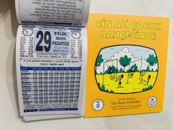 29 Eylül 2025 hediyelik orijinal Türkiye takvim yaprağı (Cin Ali kitabı hediyeli:)