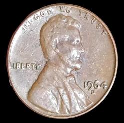 Amerika 1964 D Lincoln Cent