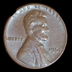 Amerika 1967 Lincoln Cent