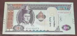 Moğolistan 100 terper kağıt para