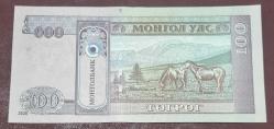 Moğolistan 100 terper kağıt para