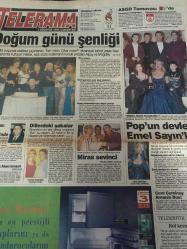 SABAH MELODİ GAZETESİ VE SABAH TELERAMA GAZETESİ KADINLARA ÖZEL - 3 Ağustos 1996 -Karikatürler-Walt Disney/Boncuk-Mort Walker-Dick Browne/Bizim Aile-Tom Armstrong/Marvin-Graham Allen-John Dodd/Kral Kedi-Süleyman Turan/Dön Artık-Astroloji-Bülent Kısa-Klinik-Meltem Pusat-Telerama Programı-Sabah Filmleri-Öğlen Filmleri- Akşam Filmleri-Erdoğan Sevgin-Şerif Ercan-Nihal Mete-Sofra Dergisi-Abdullah Akarsu-Seda Kaya Güler-Elif Ergu-Ebru Gündeş-Alfar Kozmetik-Tansu Çiller-Özer Çiller-Cansel Özzengin-Korcan Karar-Türk hukukçu kadınlar derneği başkanı avukat Aydeniz Alisbah Tuskan-Mutlu Günler-Şener Şen-Abbas Güçlü-İner misin çıkar mısın-Boran Kaya-Muazzez Abacı-Atilla Özgür-Emel Sayın-Cem Ceminay-Amanin boo-Ariston Buzdolabı-Michael York-Starduş-İlyas Salman-Hülya Koçyiğit-Murat Soydan-Ayşen Gruda-Marilyn Monroe-Claudia Cardinale-Natalie Bombay-Madeleine Stowe