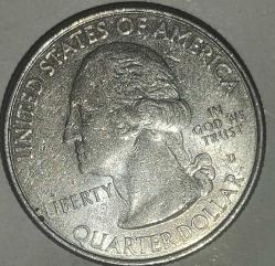 AMERİKA 2015 D    25 CENT  ÇEYREK DOLAR HATIRA  BLUE RIDGE PARKWAY