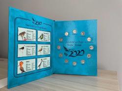 Anadolu'ya Özgü Kuşlar Hatıra Para Seti 2020  - Özel Büyük Boy Albümünde