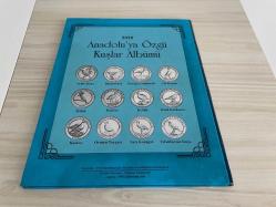 Anadolu'ya Özgü Kuşlar Hatıra Para Seti 2020  - Özel Büyük Boy Albümünde