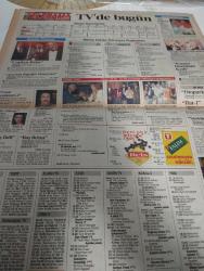 SABAH MELODİ GAZETESİ VE SABAH TELERAMA GAZETESİ KADINLARA ÖZEL - 1 Haziran 1996 -Karikatürler-Walt Disney/Boncuk-Mort Walker-Dick Browne/Bizim Aile-Tom Armstrong/Marvin-Graham Allen-John Dodd/Kral Kedi-Süleyman Turan/Dön Artık-Astroloji-Bülent Kısa-Klinik-Meltem Pusat-Telerama Programı-Sabah Filmleri-Öğlen Filmleri-Akşam Filmleri-Erdoğan Sevgin-kadınların kalçaları-erkeklerin mideleri-balıklı Rum hastanesi-mansur beyazyürek-marmara oteli-savaş ay-komiser Ali ayyıldız-pamukkale-şerif ercan-melih kibar-harun kolçaklısı çizgi Coşkun demir-arkadaşımın aşkısın-zayıflamak-müzik-çelik-mahallenin muhtarları-süper baba-çiçek taksi-hülya avşar-yıldız tilbe-burhan çaçan-ebru yaşar-orcan karar-uzaklar-necati zincirkıran-zuhal atasoy-iller yarışıyor-korcan karar-boran kaya-tuğba Gürdal-Türk sineması-erol Evgin show-saklambaç-her şeye rağmen-çapkın baba-sadri alışık-pembe mutlu-temel gürsu-orhan gencebay-müjde ar-tarık akan-müthiş ikili-baş belası-dehşet treni-dağların aslanı-kızgın damdaki kedi