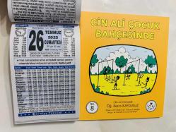 26 Temmuz 2025 hediyelik orijinal Türkiye takvim yaprağı (Cin Ali kitabı hediyeli:)