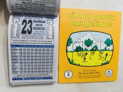 23 Haziran 2025 hediyelik orijinal Türkiye takvim yaprağı (Cin Ali kitabı hediyeli:)