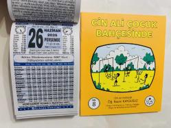 26 Haziran 2025 hediyelik orijinal Türkiye takvim yaprağı (Cin Ali kitabı hediyeli:)