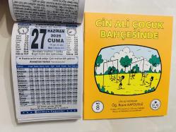 27 Haziran 2025 hediyelik orijinal Türkiye takvim yaprağı (Cin Ali kitabı hediyeli:)