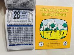28 Haziran 2025 hediyelik orijinal Türkiye takvim yaprağı (Cin Ali kitabı hediyeli:)
