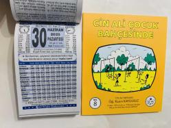 30 Haziran 2025 hediyelik orijinal Türkiye takvim yaprağı (Cin Ali kitabı hediyeli:)