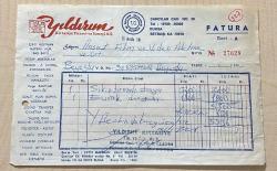 Efemera - SIKIŞTIRMALI DOSYA, EVRAK DOSYASI FATURASI - YILDIRIM KIRTASİYE TİC. VE SAN. A.Ş. - BURSA - OSMAN FAHİR SEDEN, O.F.S. PRODÜKSİYON - BEYOĞLU, İSTANBUL - ISLAK İMZALI, KAŞELİ - 14 x 20 cm EBATLI ORİJİNAL FATURA - TÜRK SİNEMA - FİLM TARİHİ - kitantik - kitaLog