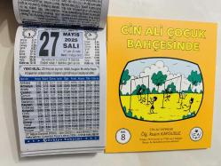 27 Mayıs 2025 hediyelik orijinal Türkiye takvim yaprağı (Cin Ali kitabı hediyeli:)