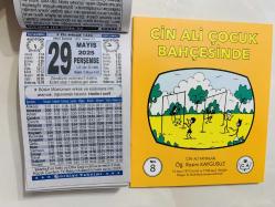 29 Mayıs 2025 hediyelik orijinal Türkiye takvim yaprağı (Cin Ali kitabı hediyeli:)